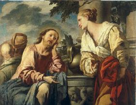 P. Negri /Le Christ et la Samaritaine
