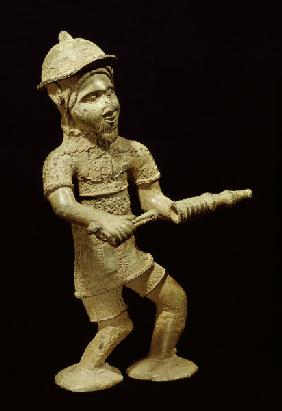 Portugiesischer Soldat, Benin / Messsing