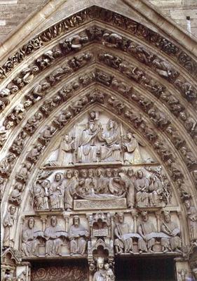 Portal of the Virgin, west facade, c.1155-c.1235 (photo) à 
