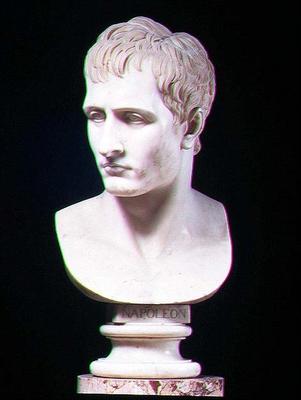Portrait bust of Napoleon Bonaparte (1769-1821) by Antonio Canova (1757-1822) (marble) à 