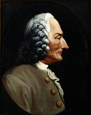 Portrait of Jean-Philippe Rameau (oil on canvas) à 