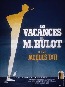 Poster after Pierre Etaix for film Monsieur Hulot's Holiday by Jacques Tati