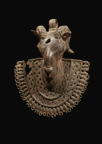 Ram mask / Benin / Bronze à 