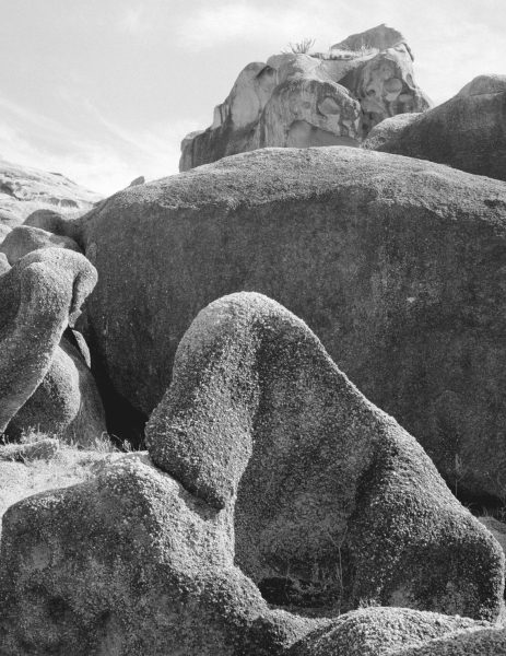 Rocks at Idar (b/w photo)  à 