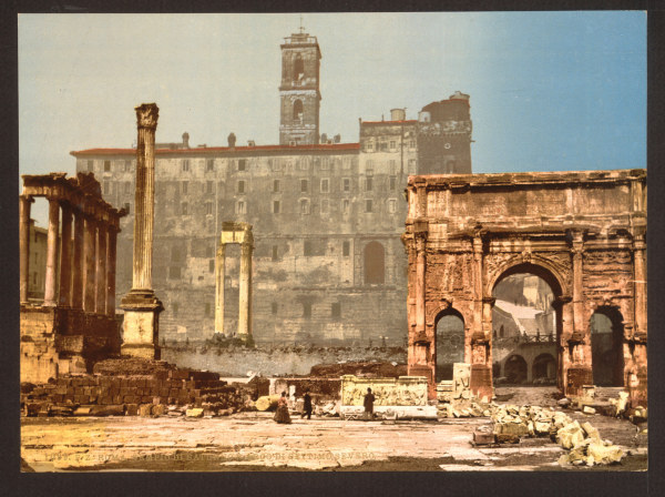 Italy, Rome, Forum Romanum à 