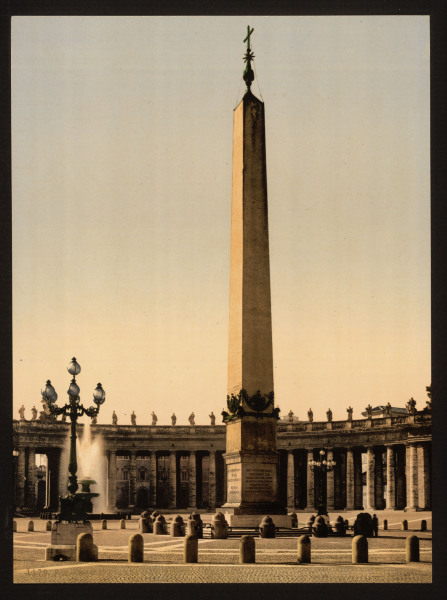 Italy, Rome, St.Peters Square obelisk à 