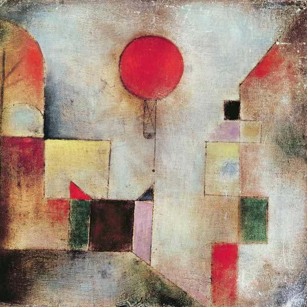 Red Balloon, 1922 (no 179) (oil on gauze on board)  à 