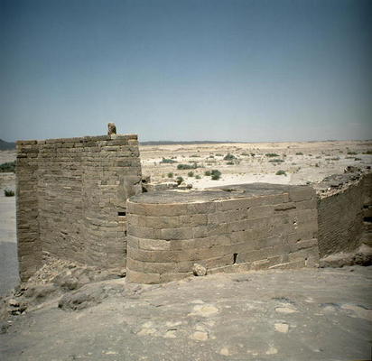 Remains of the dam at Wadi Adhana, built in 8th century BC (photo) à 