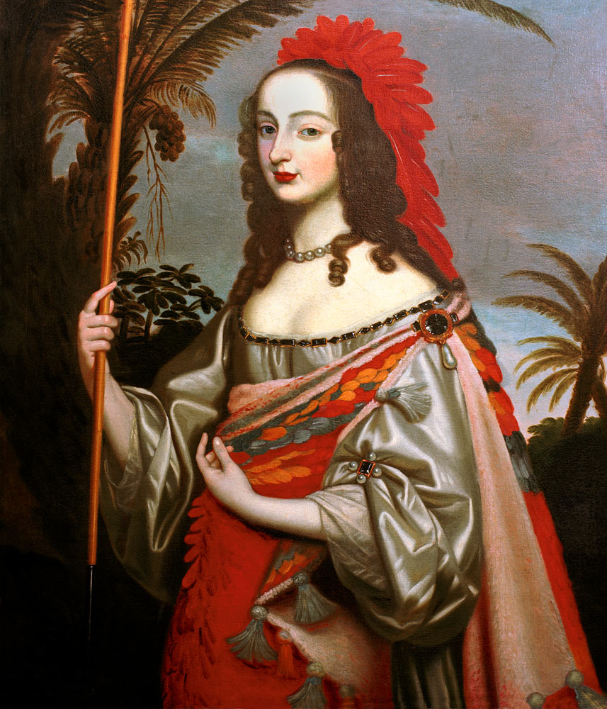 Sophie von Hannover en Indienne, peinture de sa soeur Louise Hollandine du Palatinat à 