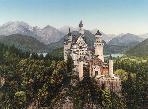 Le château de Neuschwanstein à 