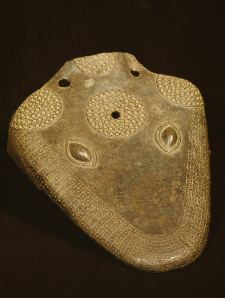 Schlangenkopf, Benin / Bronze à 