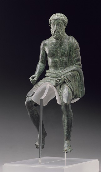 Statuette of a rider, Etruscan, late 5th century BC à 