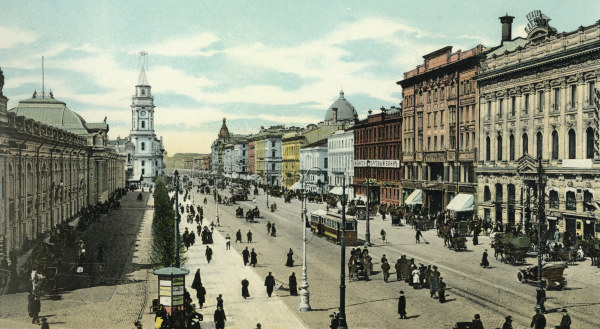 St Petersburg , Nevsky Prospect à 