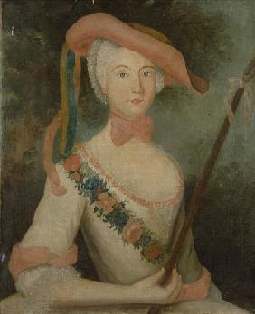 Self Portrait, c.1725-40 Elisabeth Christine of Brunswick-Bevern (1715-97)