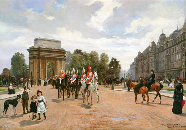 The Life Guards Passing Hyde Park Corner, London à 