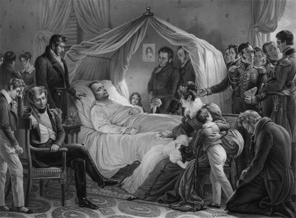 Mort Napoleon / Jazet d''ap.Steuben à 