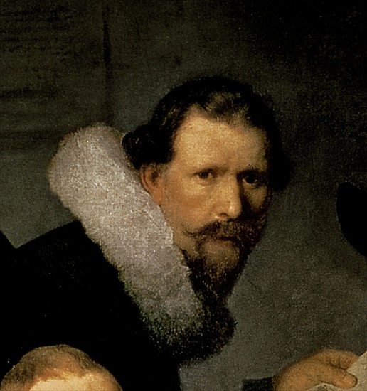The Anatomy Lesson of Dr. Nicolaes Tulp, 1632 (detail of 7543) à 