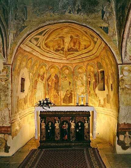 The apse of the Church of the Holy Trinity in Hrastovlje à 