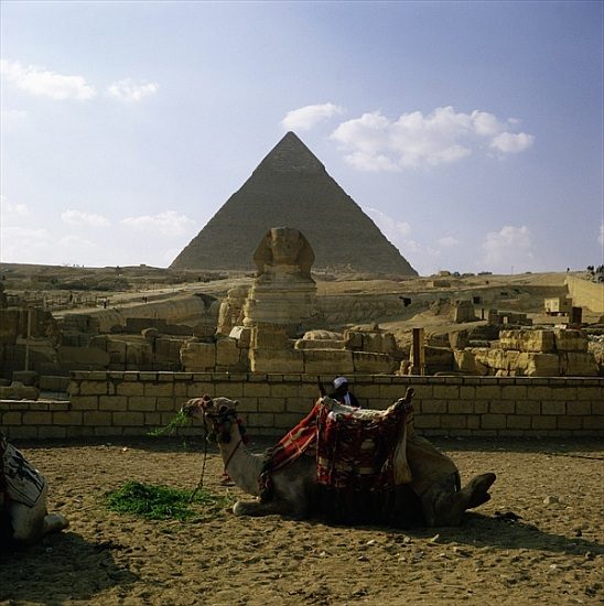 The Great Pyramid and the Sphinx à 