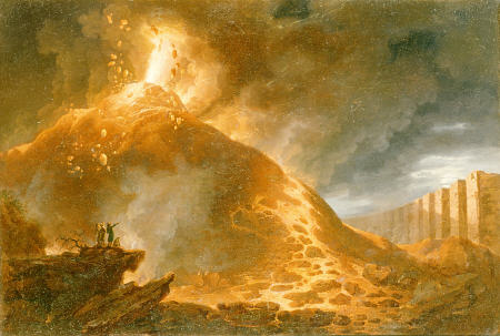 The Eruption Of Vesuvius, 1768, Francesco Fidanza (1747-1819) à 