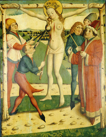 The Martyrdom Of Saint Catherine With The Donor Wumbart Rural Dean And Parish Priest Of Zelhafen à 