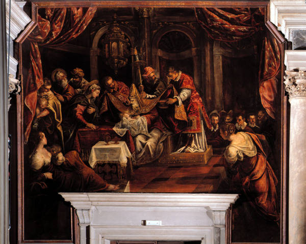 Le Tintoret, La Circoncision du Christ à 