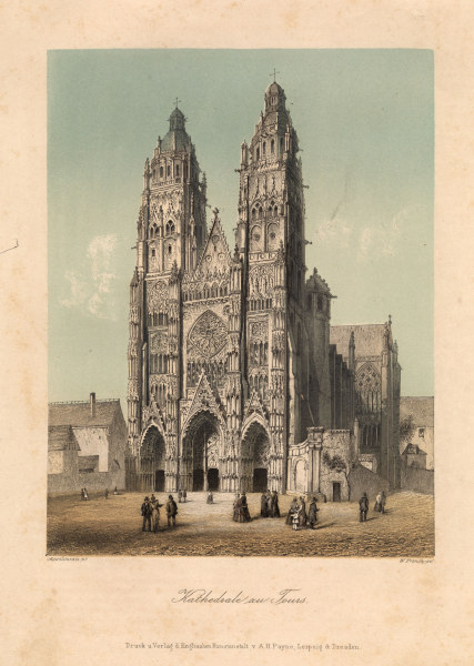 Tours, Kathedrale / French n.Asselinau à 