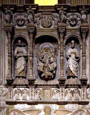 The Altar of St. Agatha, in the Capella di Sant'Agata (marble) à 