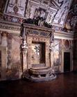 The main salon, detail of the fountain, designed by Pirro Ligorio (c.1500-83) for Cardinal Ippolito