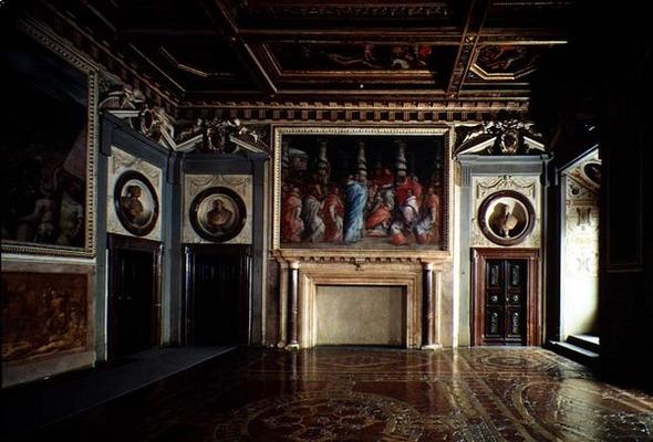 The Sala di Leone X designed by Giorgio Vasari (1511-74) 1562 (photo) à 