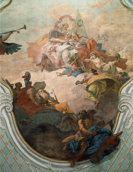 Venise, Palais Grassi, Fresque de Canal à 