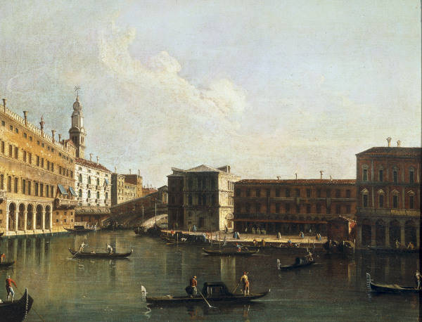Venise / Canal Grande / Peinture 18e à 