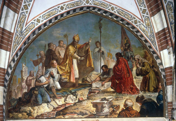 Vicence/Santuario M.Berio/Peinture 1884 à 