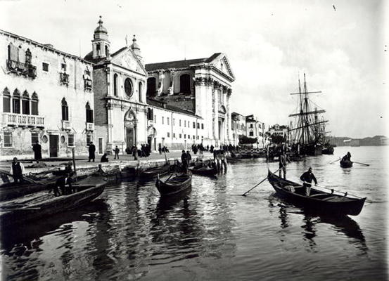 View of Santa Maria Assunta (I Gesuiti) (b/w photo) à 