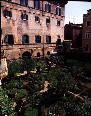 View of the gardens, designed by Antonio da Sangallo the Younger (1483-1546) and Nanni di Baccio Big à 