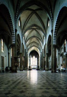 View of the interior designed by Jacopo Talenti (c.1300-62) à 