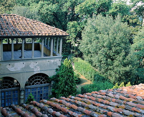 View of the Loggia from the South West, Villa Medicea di Careggi (photo) à 