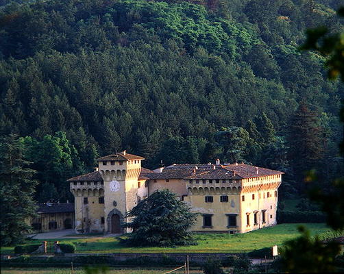 Villa Medicea di Cafaggiolo, begun 1451 (photo) à 