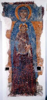 Virgin and Child, 9th-11th century (fresco) à 