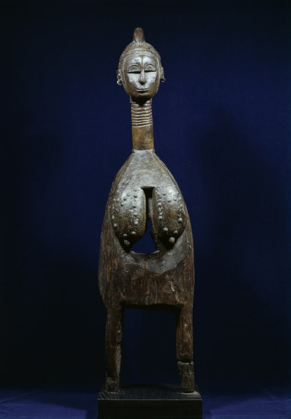 Weibl. Figur, Baga, Guinea / Holz à 