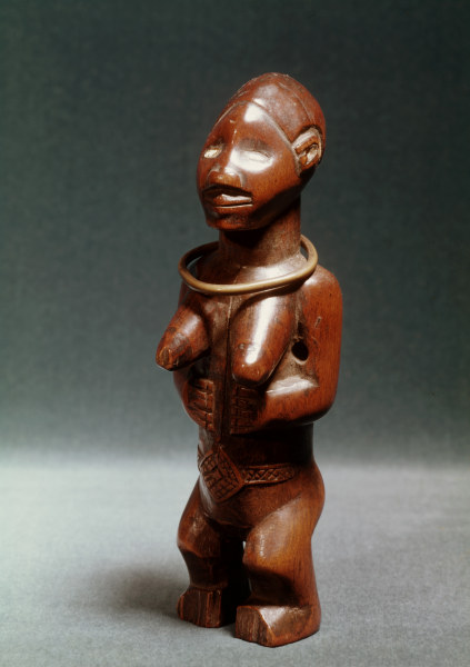 Weibl. Figur, Pende, Kongo / Holz à 