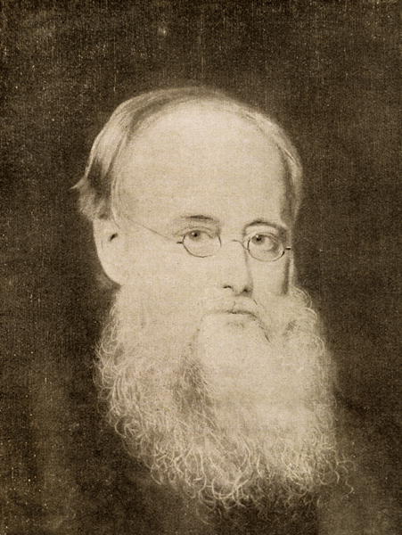 Wilkie Collins (1824-89) (b/w photo)  à 