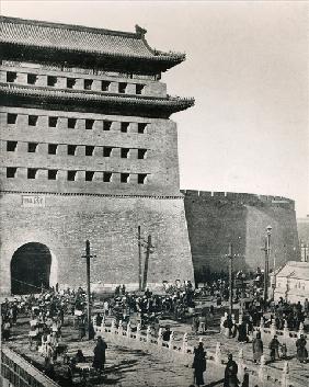 Zhengyangmen, traditionally called ''the Front Gate'', Beijing, illustration from ''Le Monde Illustr