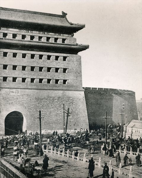 Zhengyangmen, traditionally called ''the Front Gate'', Beijing, illustration from ''Le Monde Illustr à 