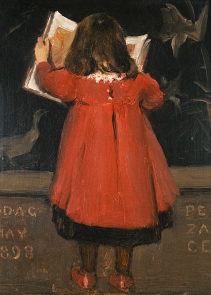 Portrait of the Artist's daughter, Alethea Garstin à Norman Garstin
