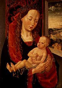 Marie avec l'enfant. à Oberrheinisch