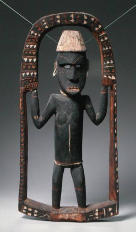 Figure from Canoe House, Solomon Islands à Océanique