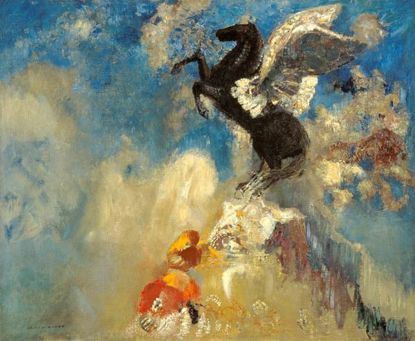 The Black Pegasus à Odilon Redon