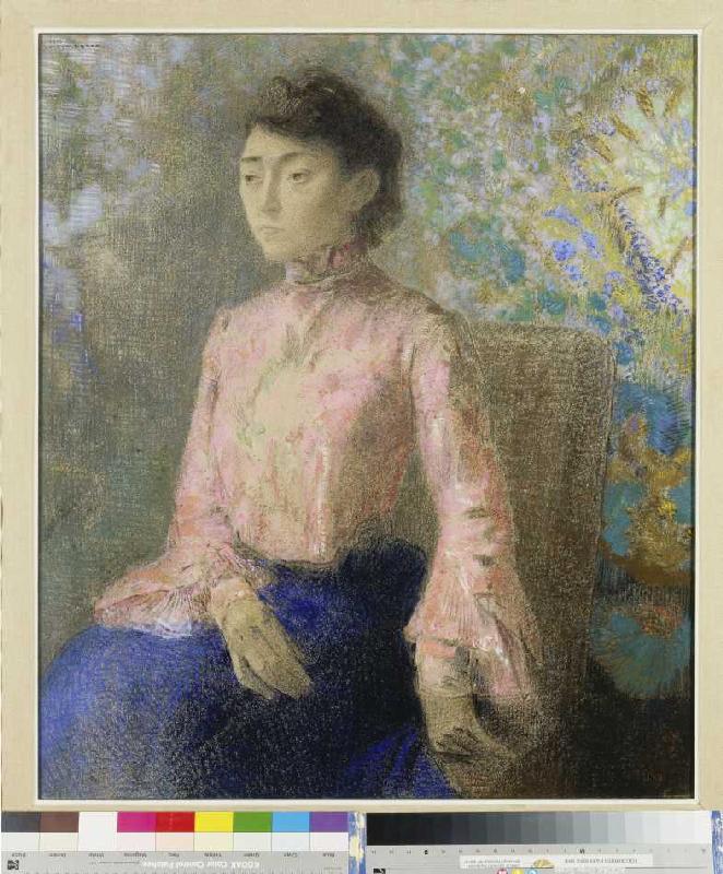 portrait de Mlle Chaire à Odilon Redon