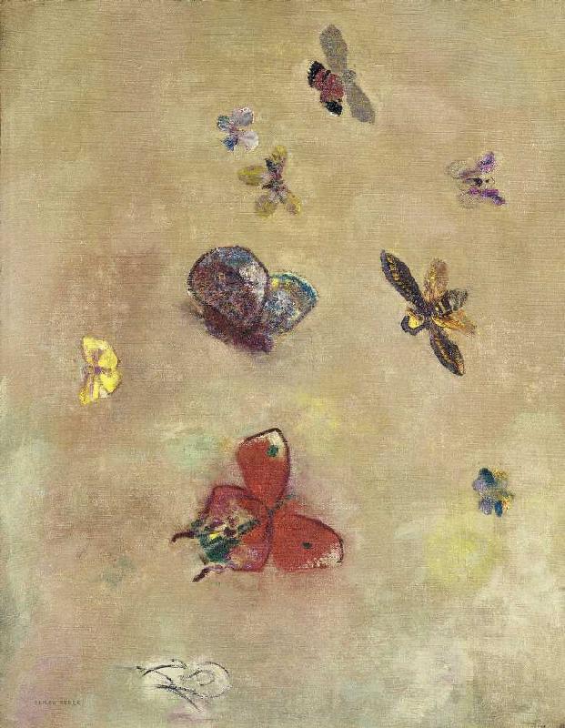 Papillons (Schmetterlinge) à Odilon Redon